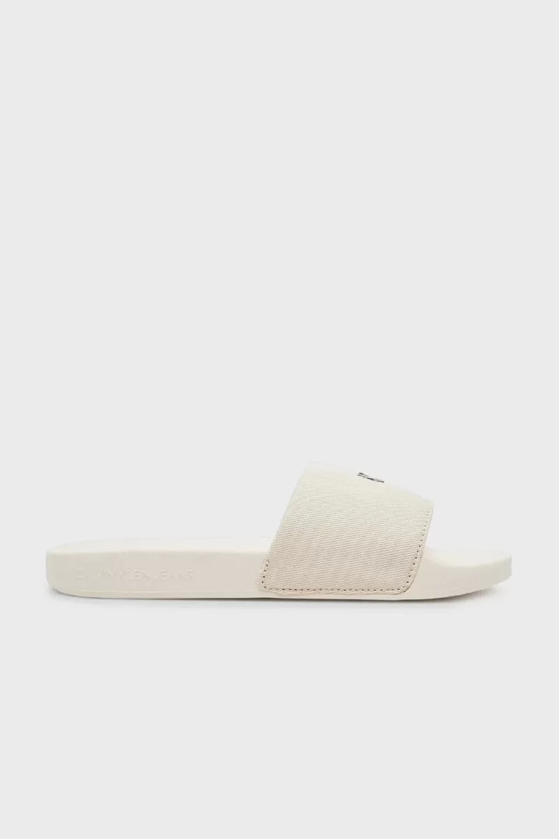 Calvin Klein SLIDE MONOGRAM HARDWARE Kadın  Terlik YW0YW01713-AEO