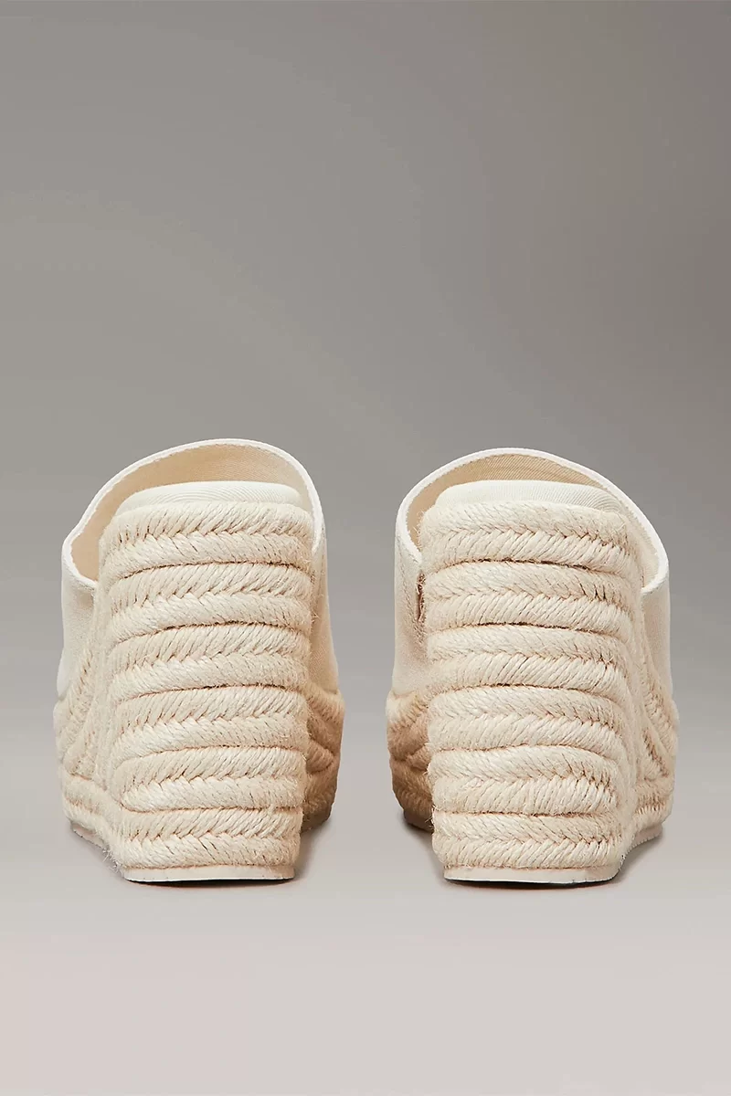 Calvin Klein WEDGE ROPE SLIDE MG Kadın  Terlik YW0YW01699-AEO