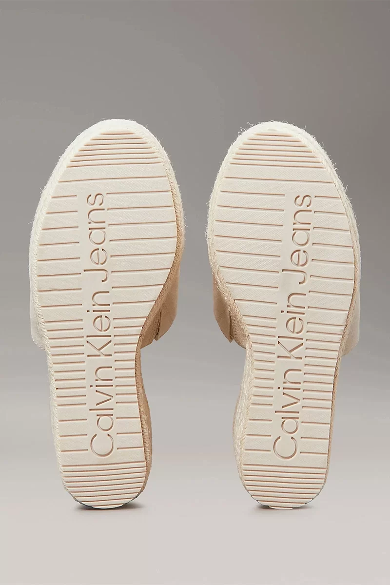Calvin Klein WEDGE ROPE SLIDE MG Kadın  Terlik YW0YW01699-AEO