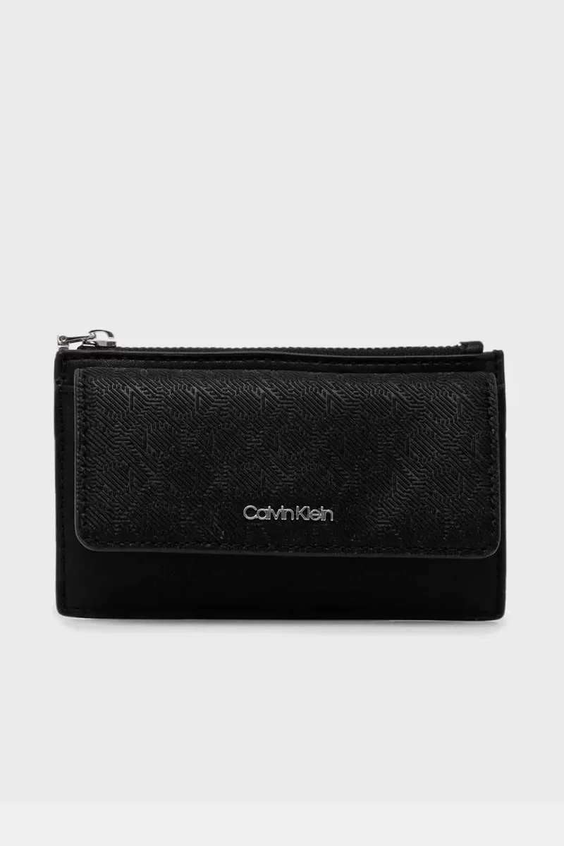 Calvin Klein CK MUST ZIP FLAP CARDHOLDER_MONO Kadın  Cüzdan K60K612949-BEH