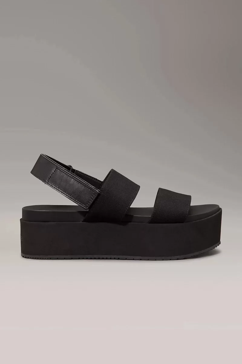 Calvin Klein FLATFORM SANDAL SLING IN Kadın  Sandalet YW0YW01788-0GJ