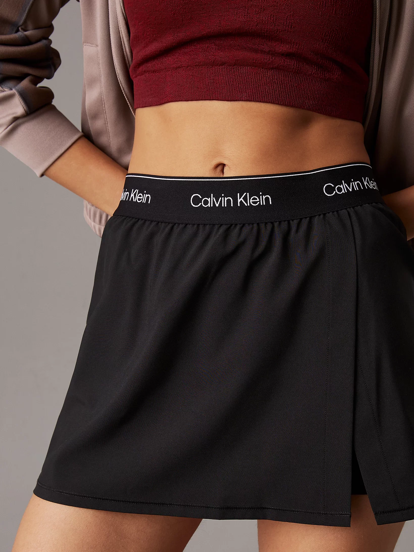 Calvin Klein WO  - WOven Skirt Kadın  Etek 00GWS4T901-UB1