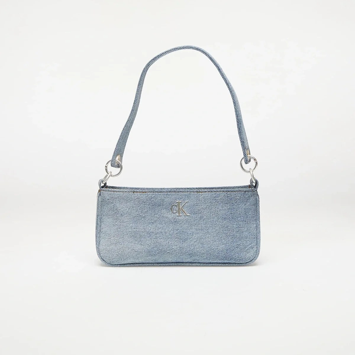 Calvin Klein Logo Denim Kadın Mavi Omuz Çanta LV04F3217G-VGO