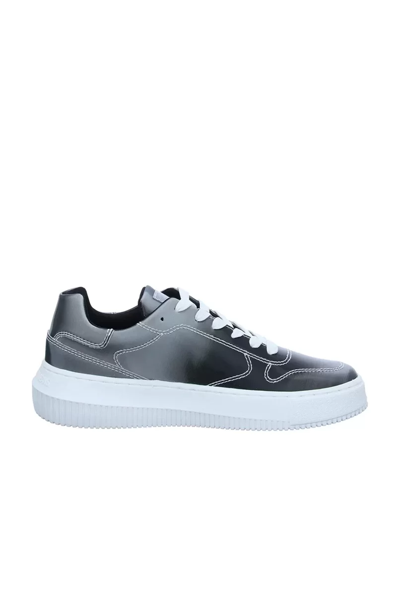 Calvin Klein CHUNKY CUPSOLE LOW LACE MG DC Kadın Gri Sneaker YW0YW01429-0I0