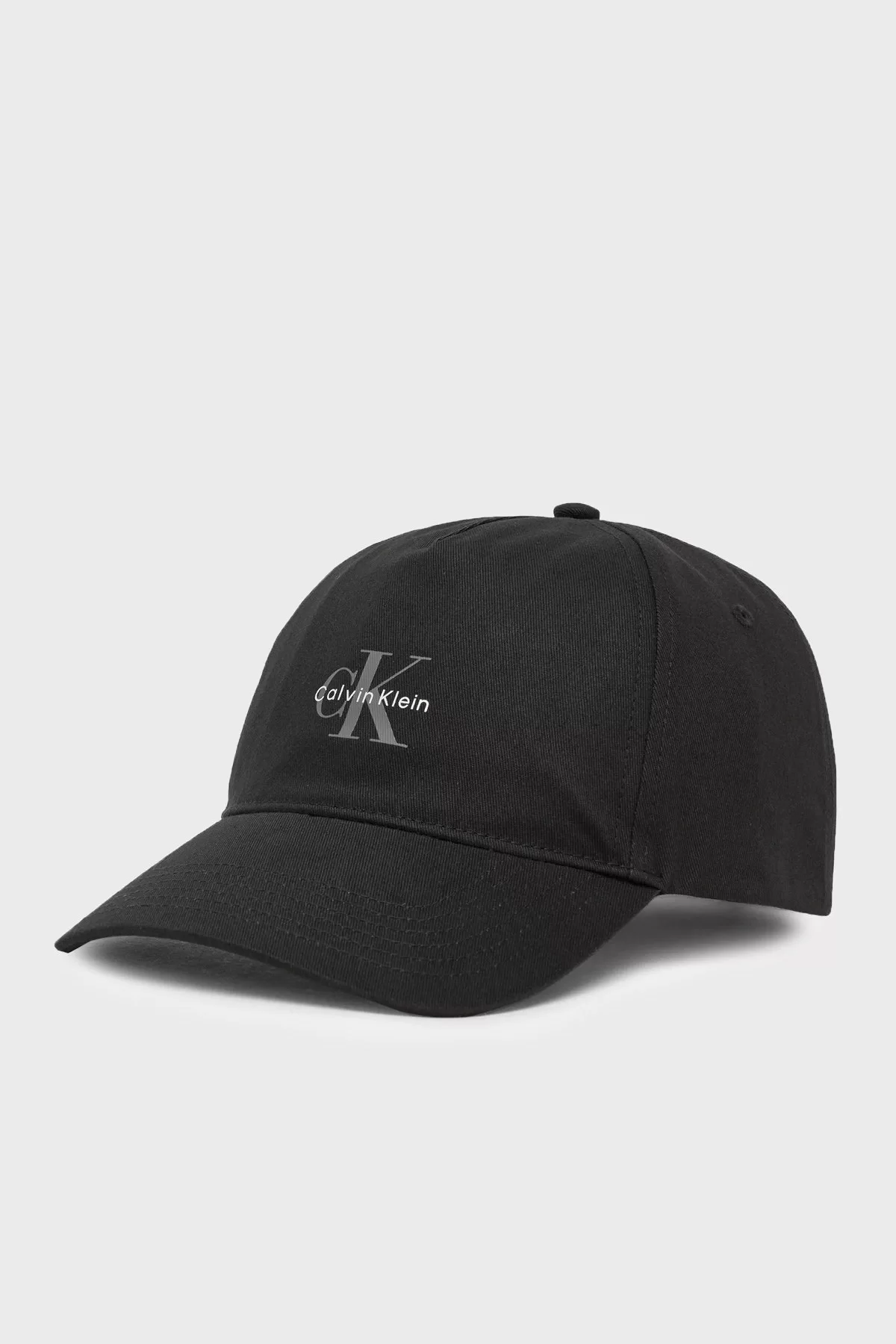 Calvin Klein Mono Logo Erkek Siyah Kot Şapka LV04G5007G-UB1