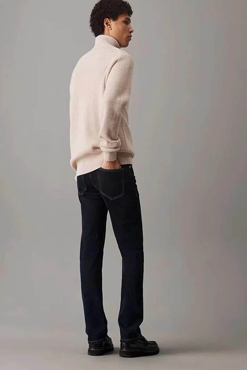 Calvin Klein STANDARD STRAIGHT Erkek  Jeans J30J327400-1BJ