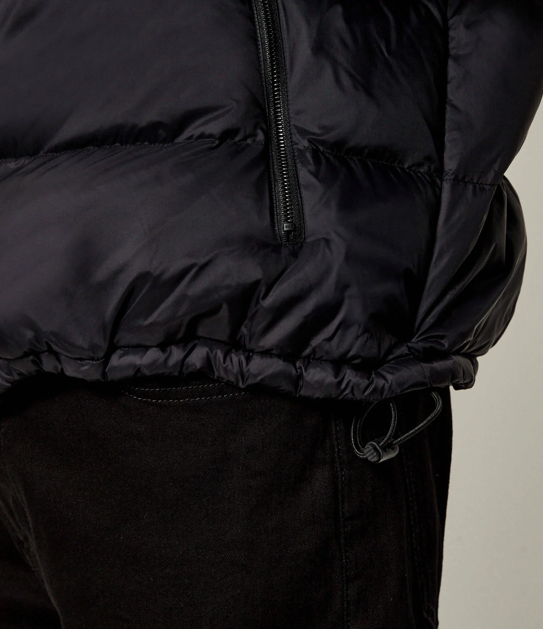 Calvin Klein Uzun Kollu Çıkarılabilir Kapüşonlu Şişme Erkek Siyah  Mont LV04RC518G-UB1