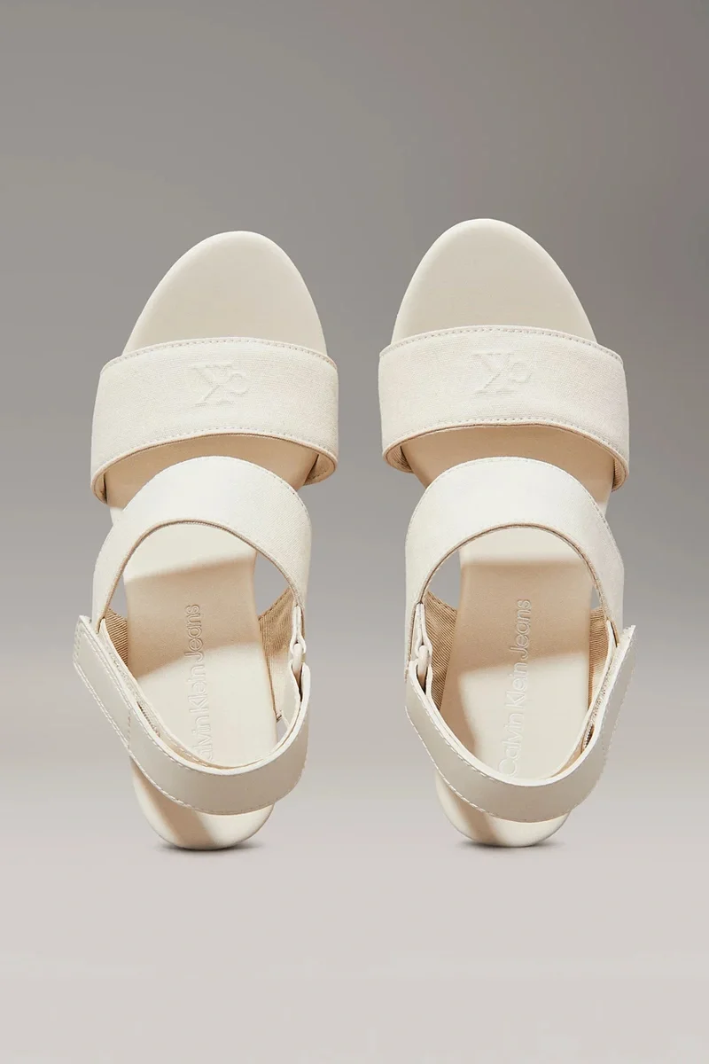 Calvin Klein WEDGE SANDAL WEBBING IN Kadın  Sandalet YW0YW01790-AEO