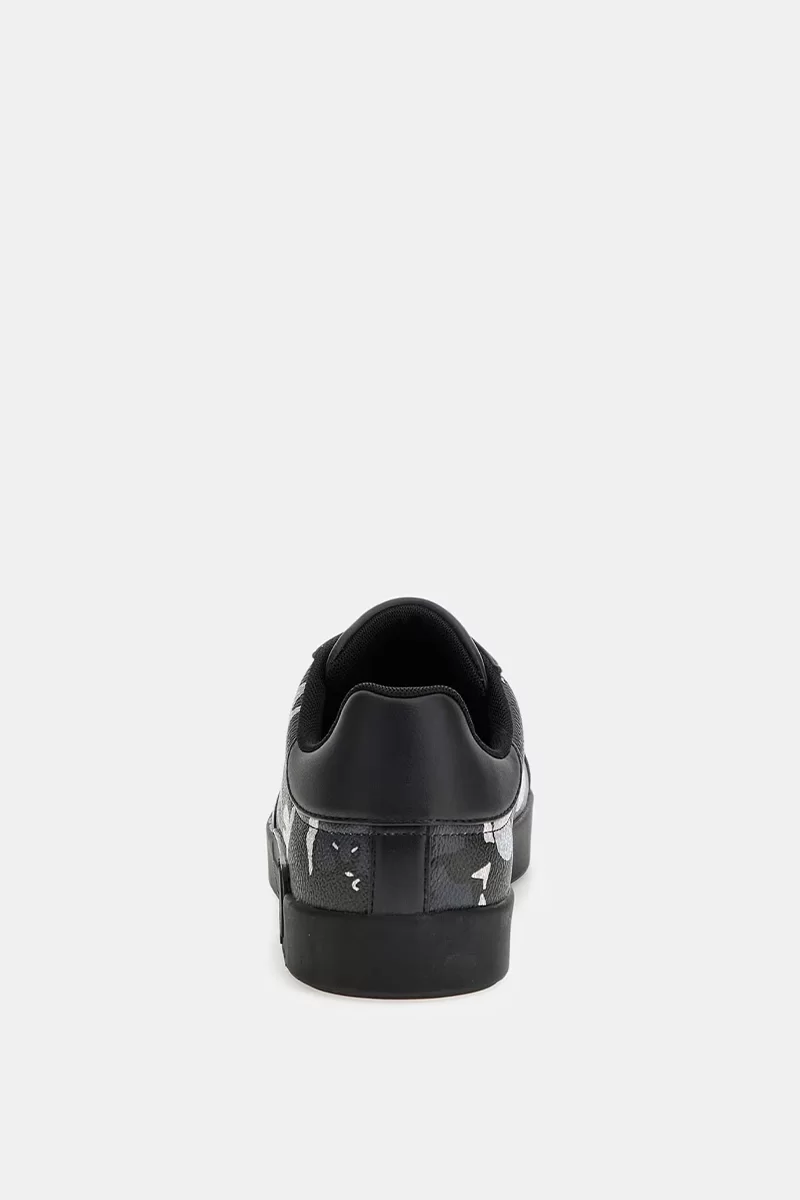 Guess CASERTA Erkek SİYAH Sneaker FMFCASPAT12-BKGRY