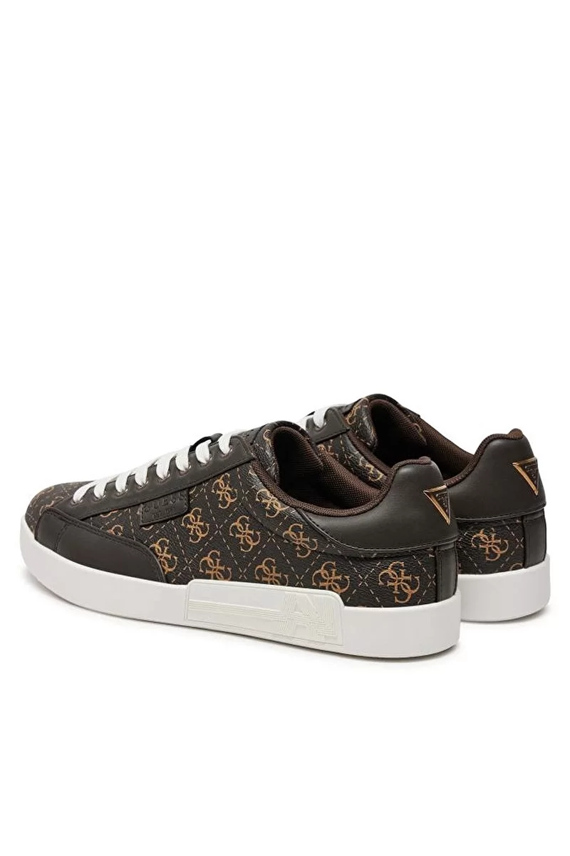 Guess Erkek Kahverengi Caserta 4G Logolu Snekaer