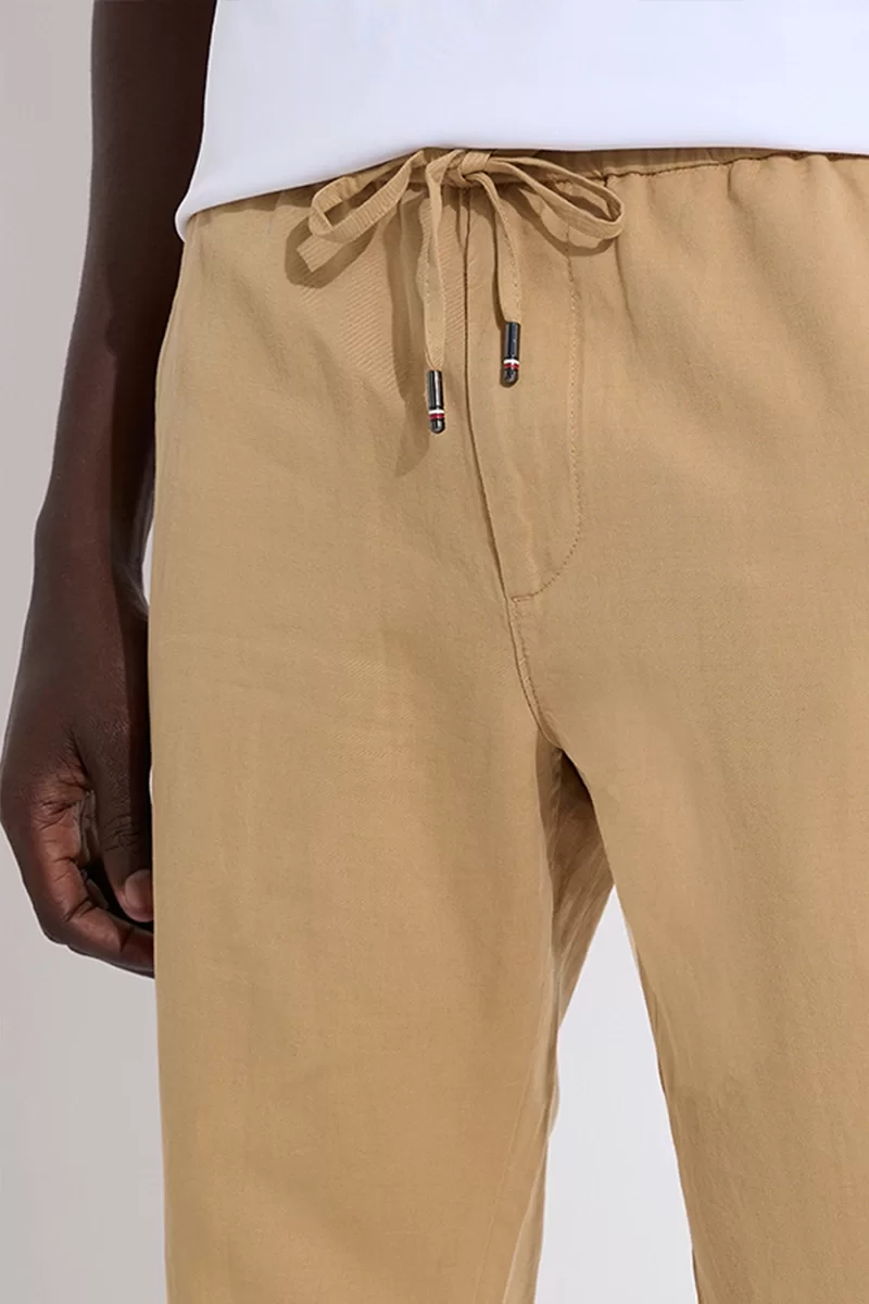 Tommy Hilfiger Harlem İpli Bel Chino Bej Pantolon