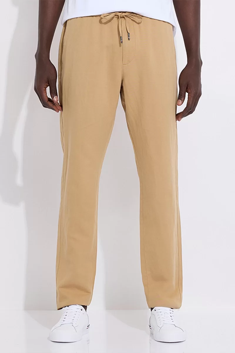 Tommy Hilfiger Harlem İpli Bel Chino Bej Pantolon