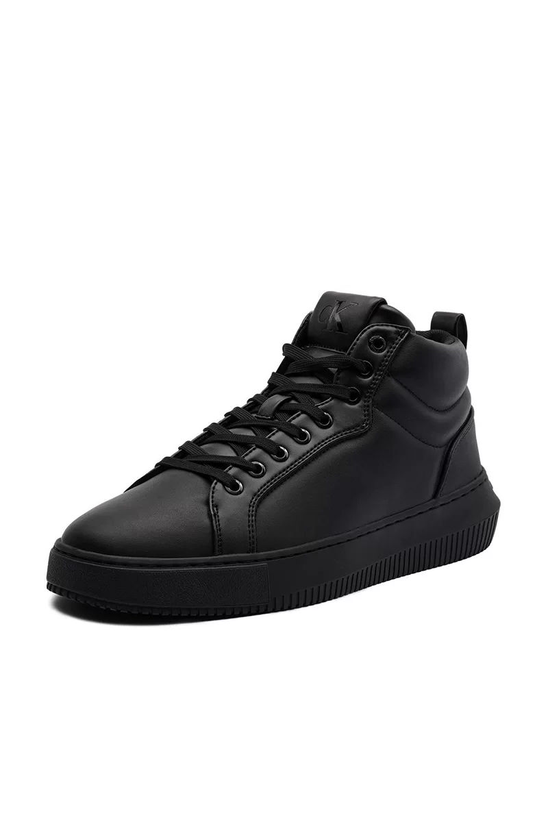 CK Jeans CHUNKY CUPSOLE CLEAN HIGH Erkek SİYAH Sneaker YM0YM01120-0GJ