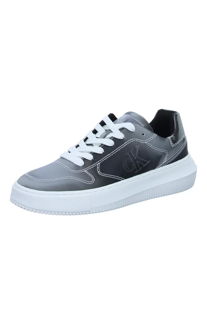 Calvin Klein CHUNKY CUPSOLE LOW LACE MG DC Kadın Gri Sneaker YW0YW01429-0I0