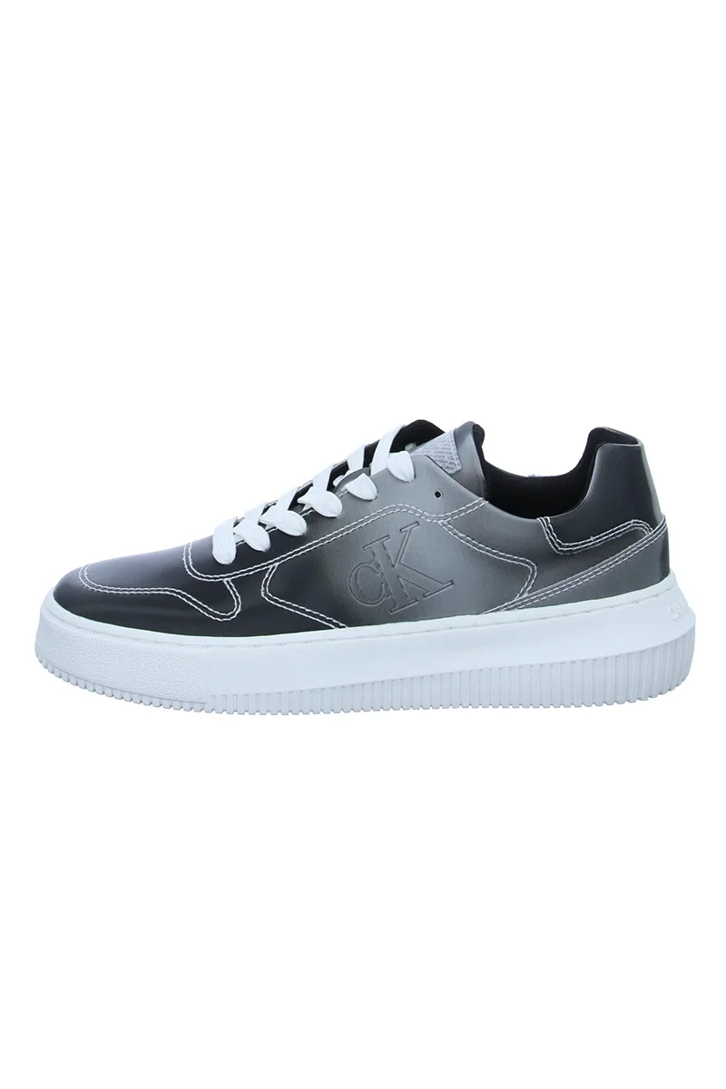 Calvin Klein CHUNKY CUPSOLE LOW LACE MG DC Kadın Gri Sneaker YW0YW01429-0I0