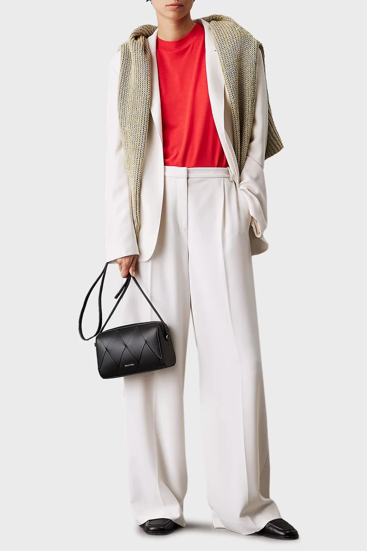 Calvin Klein CK WOVEN CAMERA BAG Kadın  Çapraz Çanta K60K613002-BEH