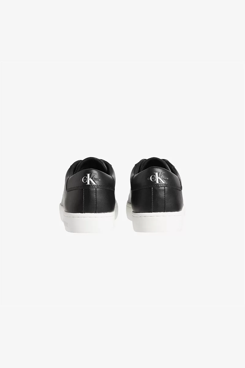 CK Jeans CLASSICCUPLOWLACEUP LTH ML Erkek Siyah Sneaker YM0YM00491-BDS