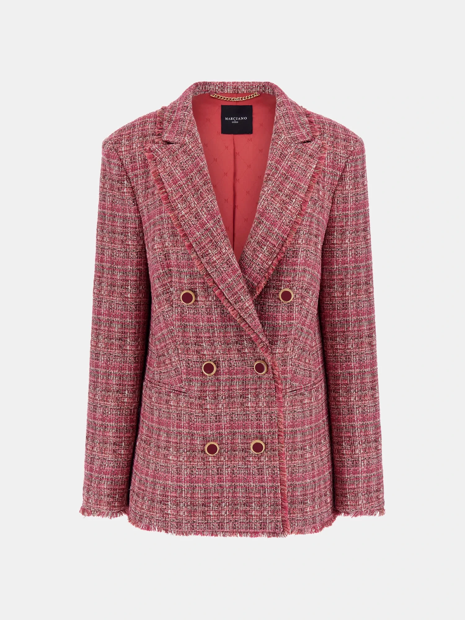 Guess Claudıa Double Breast Blazer Kadın Multicolor Blazer Ceket 5GGN157302A-F8NP
