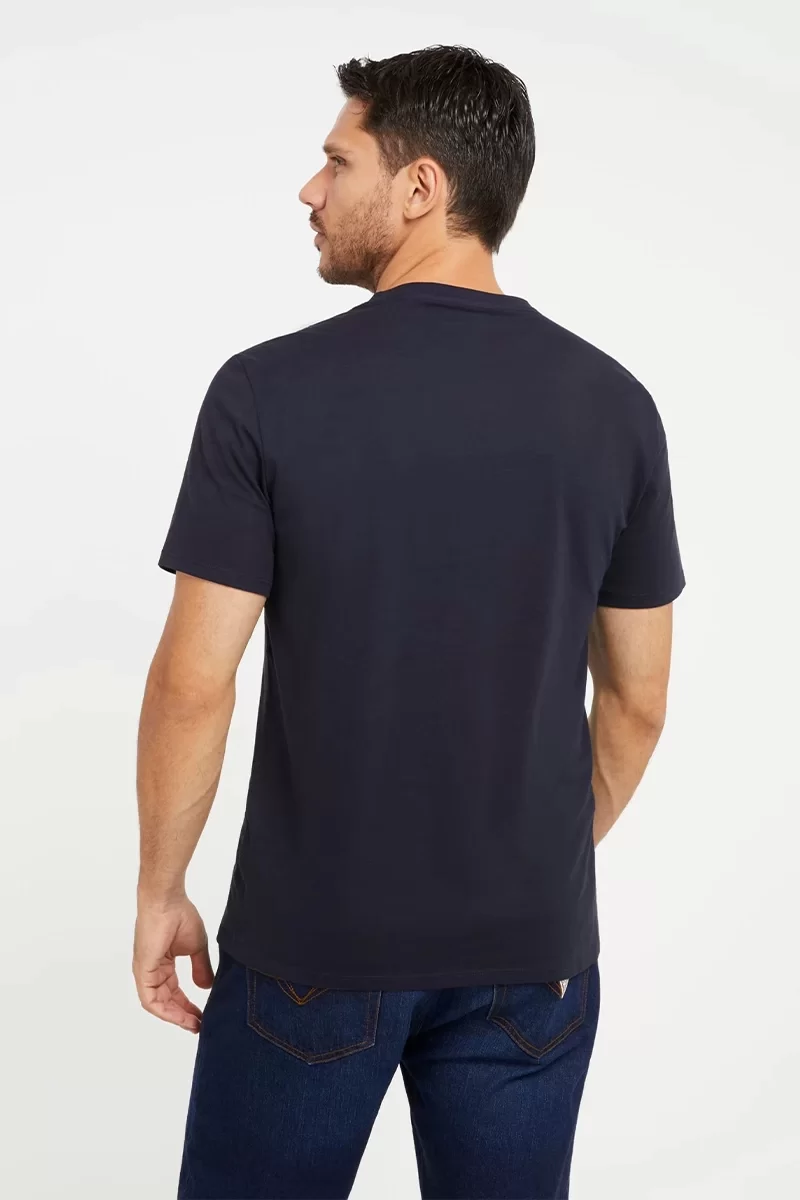 Guess CN SS ORIGINAL LOGO Erkek Lacivert T-shirt M2YI71I3Z14-G7V2