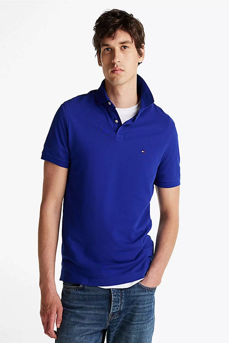 Tommy Hilfiger CORE 1985 REGULAR POLO Erkek lacivert T-shirt MW0MW17770D03
