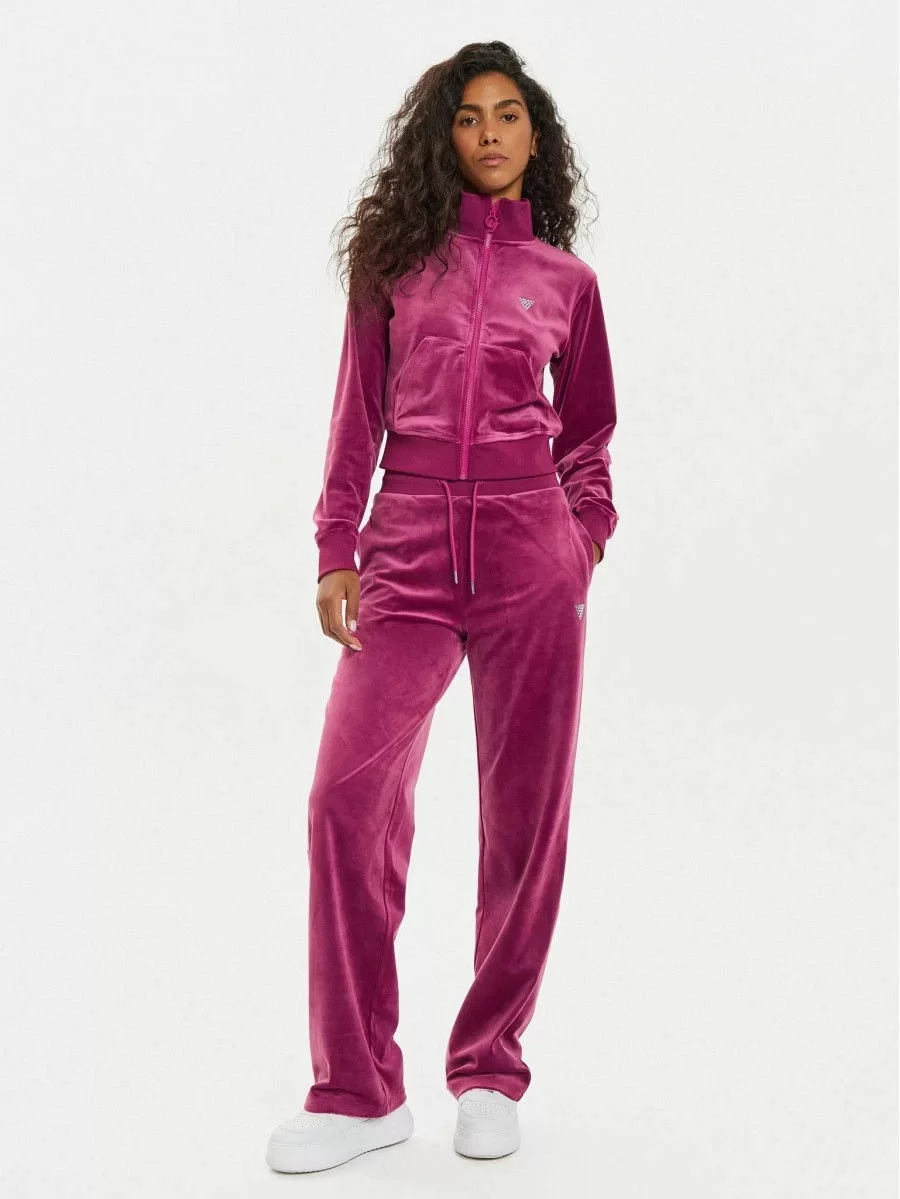 Guess Kadın Pembe Couture Sweatshirt