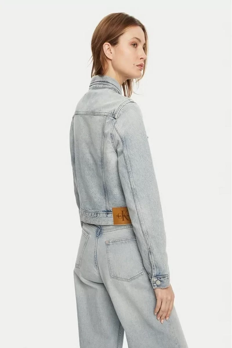 CK Jeans CROPPED 90S DENIM JACKET Kadın  Ceket J20J224544-1AA