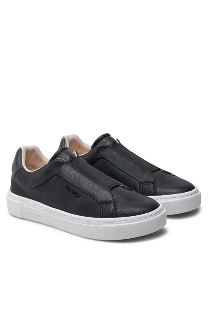 Calvin Klein CUPSOLE SLIP ON W/ML - LTH Kadın  Sneaker HW0HW02289-01Q
