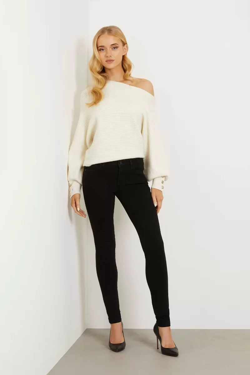 Guess Curve X Kadın Siyah Jeans W2YAJ2D4PZ1-CBL1