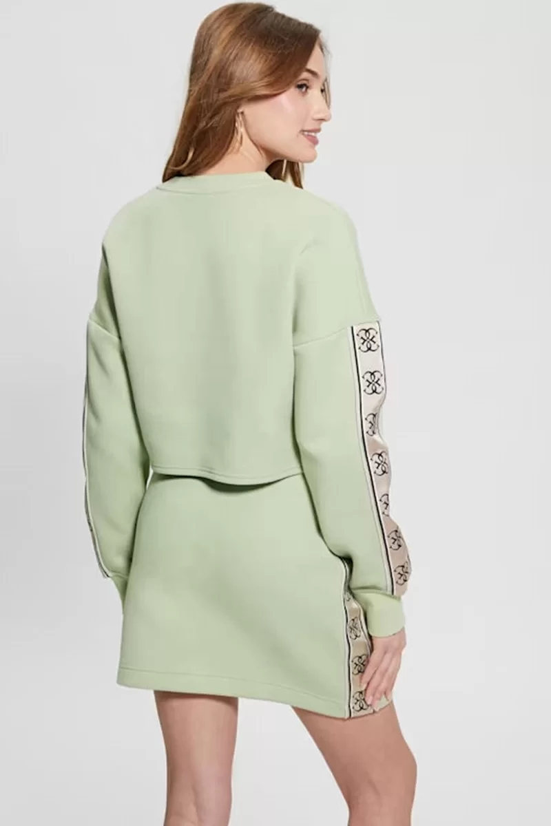 Guess CYMONE CN SWEATSHIRT Kadın Yeşil Sweatshirt V3BQ16KB3P2-G8CZ