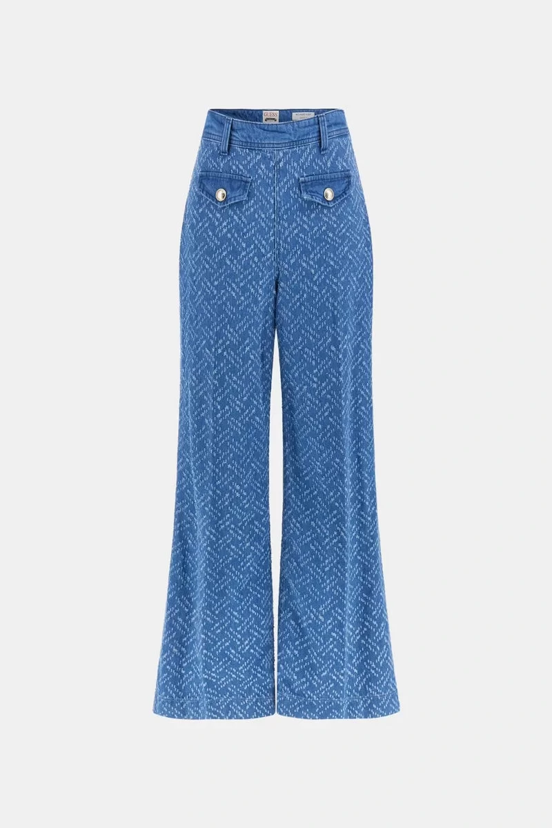 Guess Dakota Patch Kadın Mavi Jeans W5RA1TD5LE1-TKLS