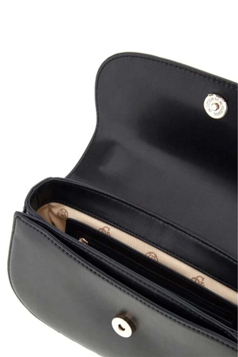 Guess Daryna Convertıble Xbody Flap Kadın Siyah Çapraz Çanta HWVG9493210-BLA