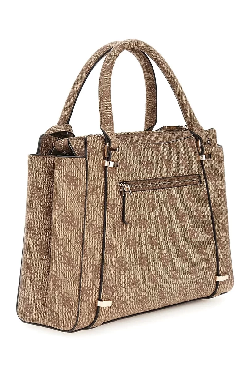 Guess Eco Erıca 2 Comp Satchel Kadın Kahverengi El Çantası HWESG951006-LTL