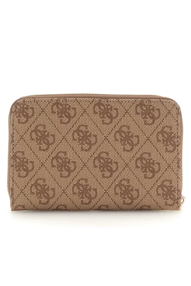 Guess Eco Erıca Slg Med Zıp Around Kadın Kahverengi Cüzdan SWSG9510140-LTL