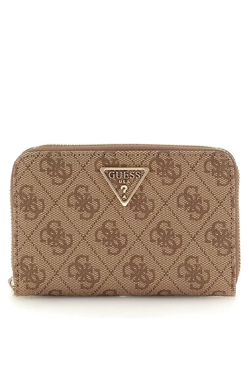 Guess Eco Erıca Slg Med Zıp Around Kadın Kahverengi Cüzdan SWSG9510140-LTL