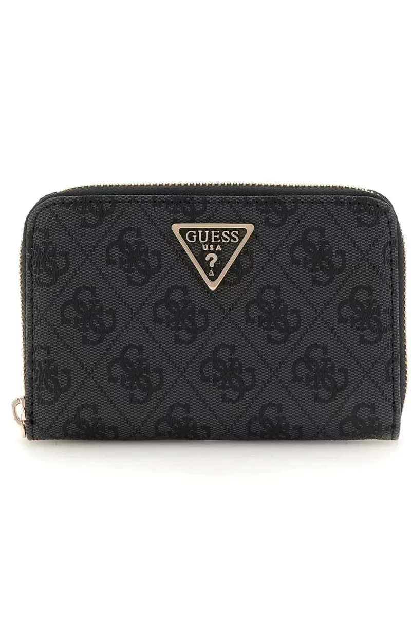 Guess Eco Erıca Slg Med Zıp Around Kadın Antrasit Cüzdan SWSG9510140-CLO