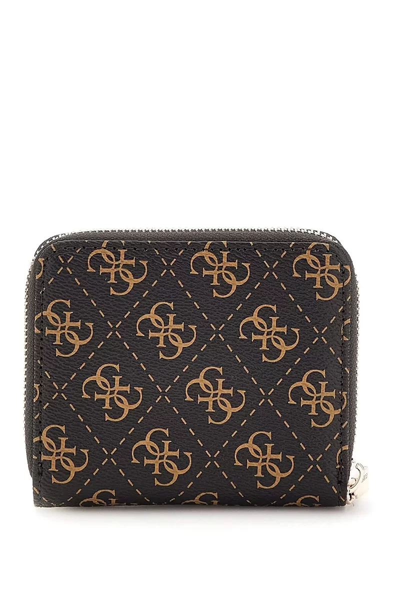 Guess Eco Erıca Slg Sml Zıp Around Kadın Kahverengi Cüzdan SWQG9510137-BNL
