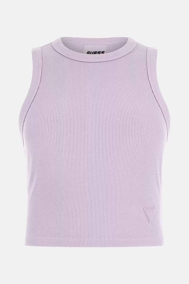Guess EDIE TANK TOP Kadın Mor Crop V3GP19K8RT2-G4G8