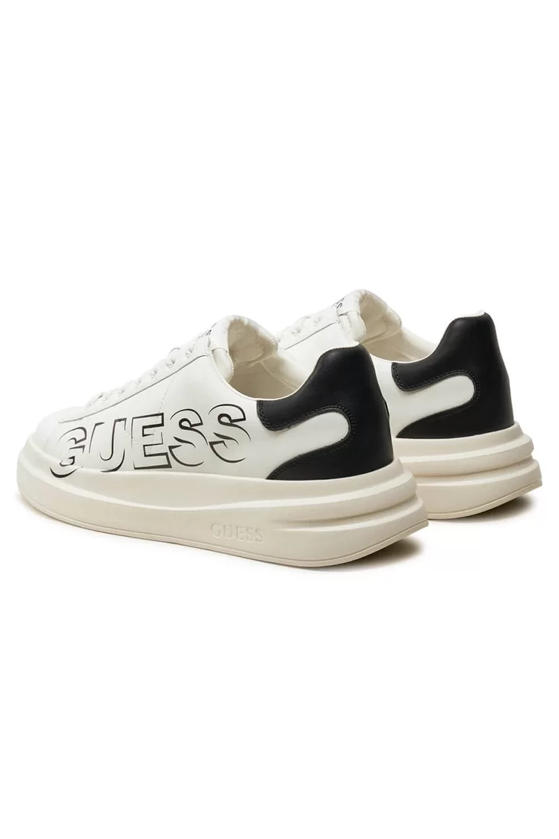Guess ELBA Erkek Siyah/Beyaz Sneaker FMPELBSUE12-WHIBK