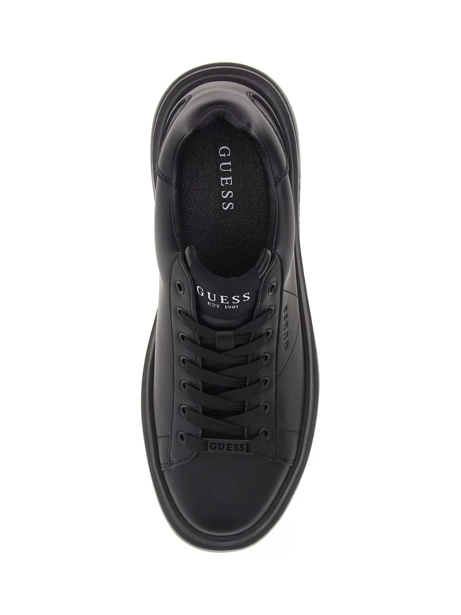 Guess ELBA Erkek Siyah Sneaker FMJLBALEA12-BLACK