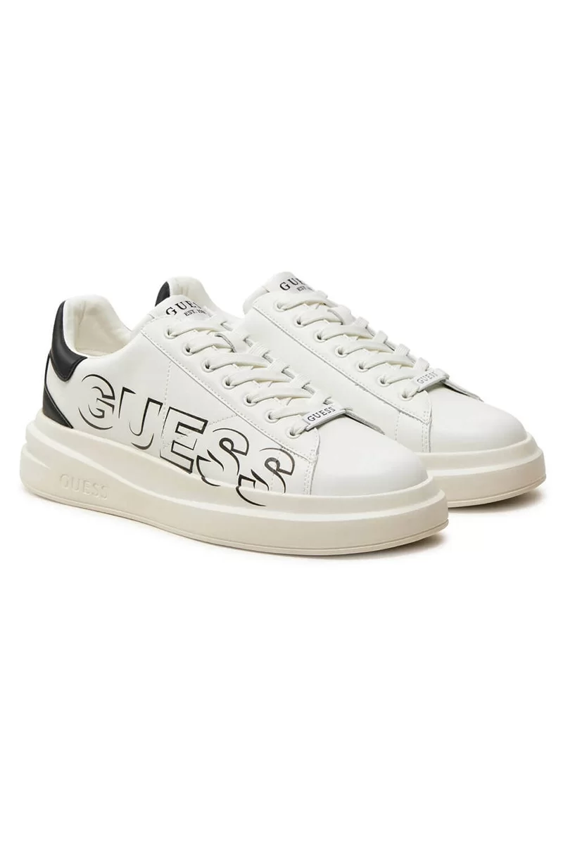 Guess ELBA Erkek Siyah/Beyaz Sneaker FMPELBSUE12-WHIBK