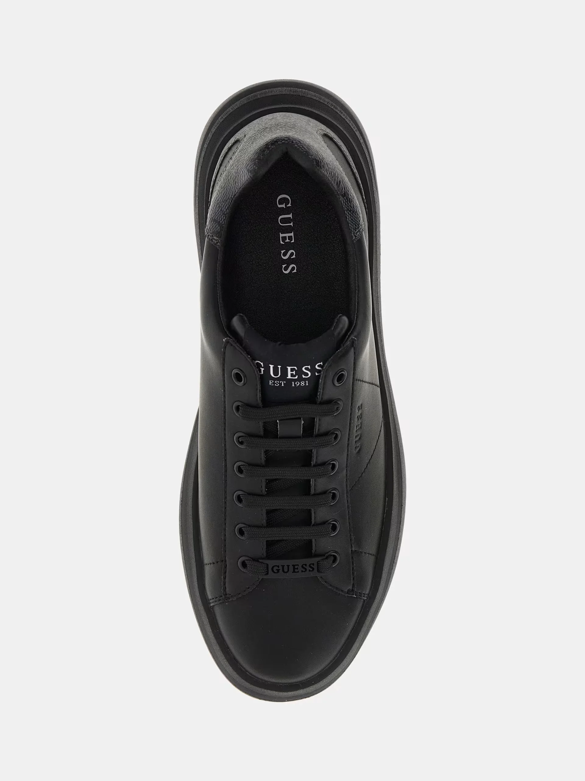 Guess Elba Erkek Siyah Deri Sneaker FMPVIBLEA12-BLACK