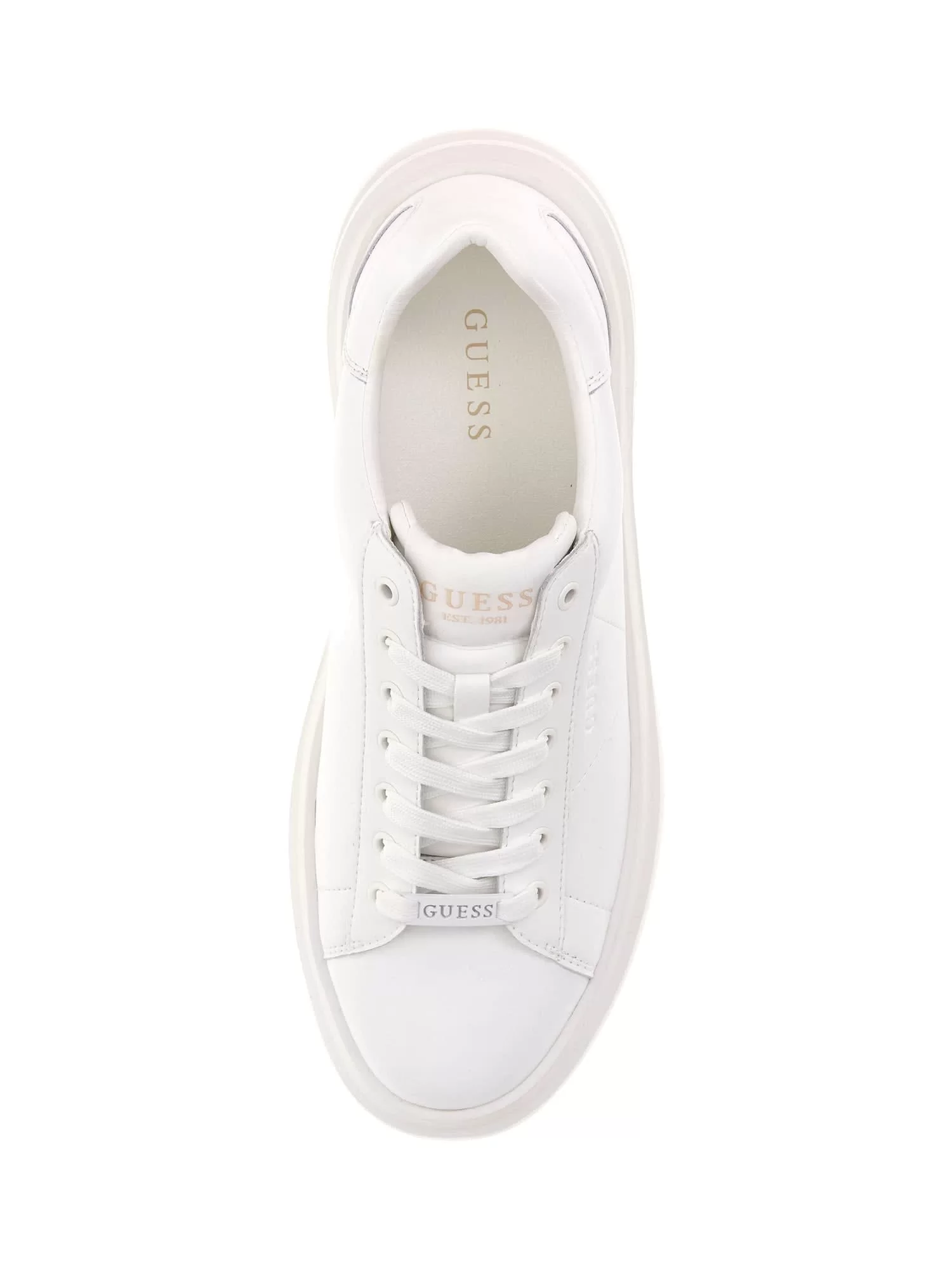 Guess Elba Erkek Beyaz Sneaker FMJLBALEA12-WHITE