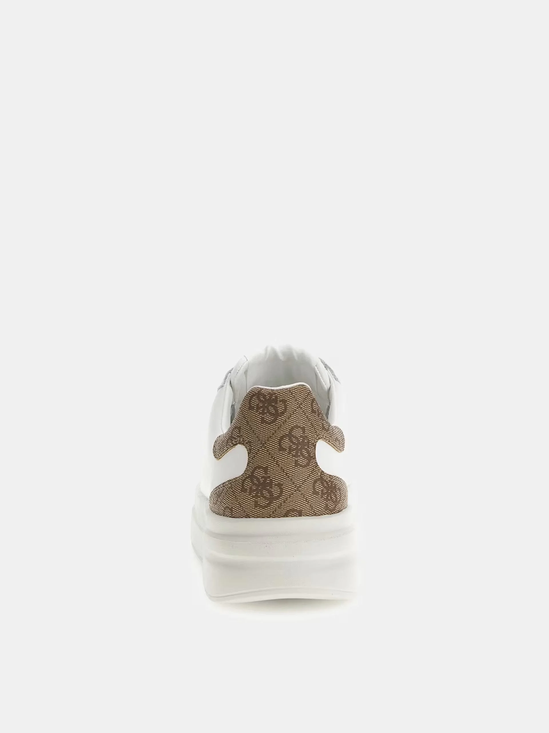 Guess Elbina Kadın Ekru Deri Sneaker FLJELBFAL12-WHBEI