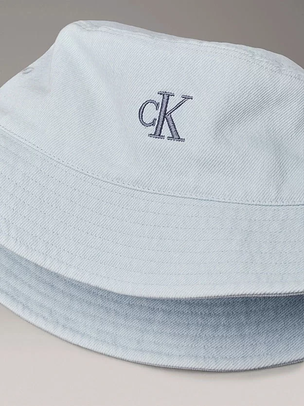 Calvin Klein Kadın  Mavi  Twill  Kova Şapka