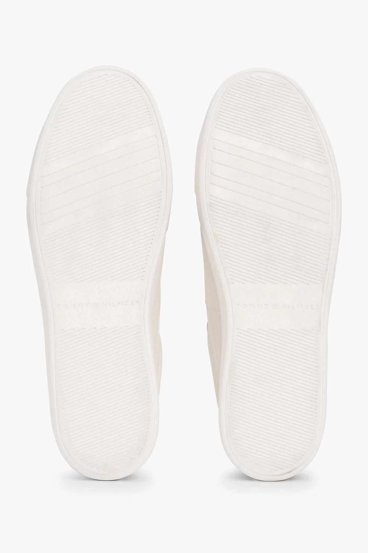 Tommy Hilfiger Kadın Beyaz Deri Essential Court Sneaker