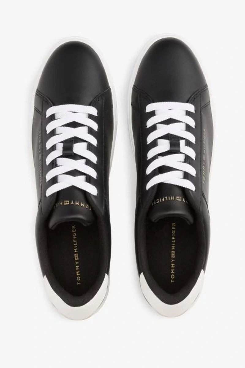 Tommy Hilfiger ESSENTIAL COURT SNEAKER Kadın siyah Sneaker FW0FW08320BDS