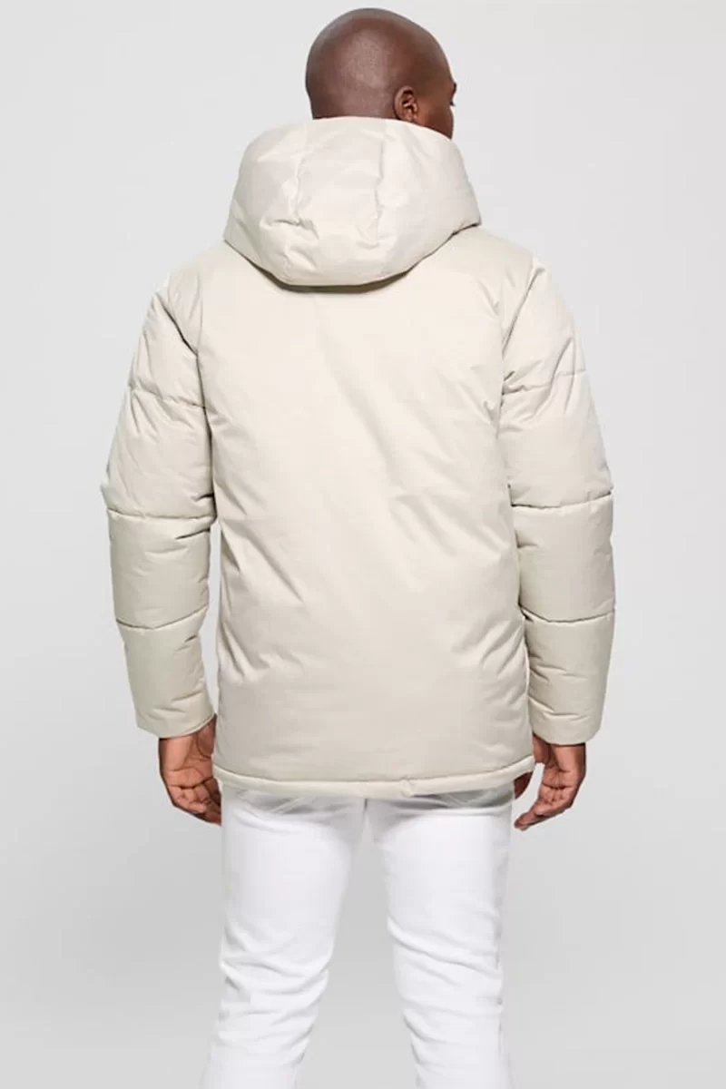 Guess FAWARIS PADDED JACKE Erkek Bej Mont Z4BL05WGFP0-H10U