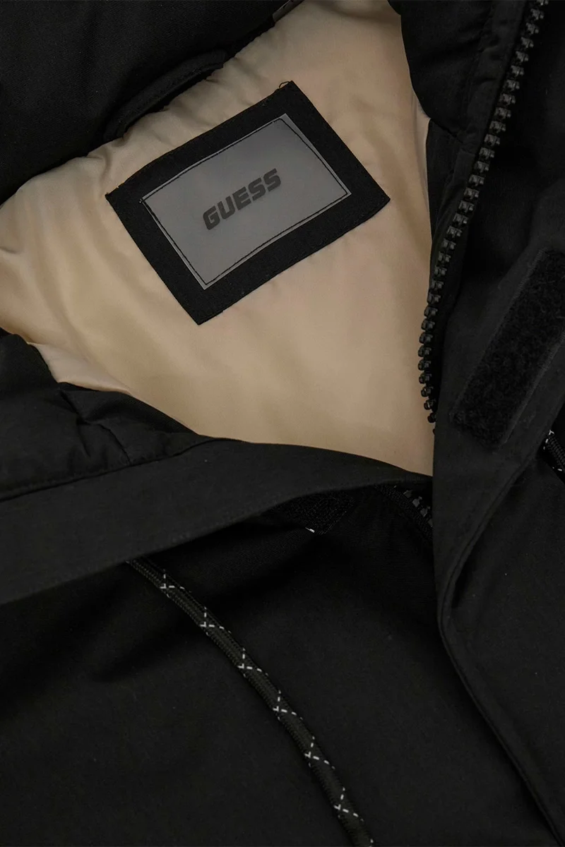 Guess FAWARIS PADDED JACKE Erkek SİYAH Mont Z4BL05WGFP0-H97B