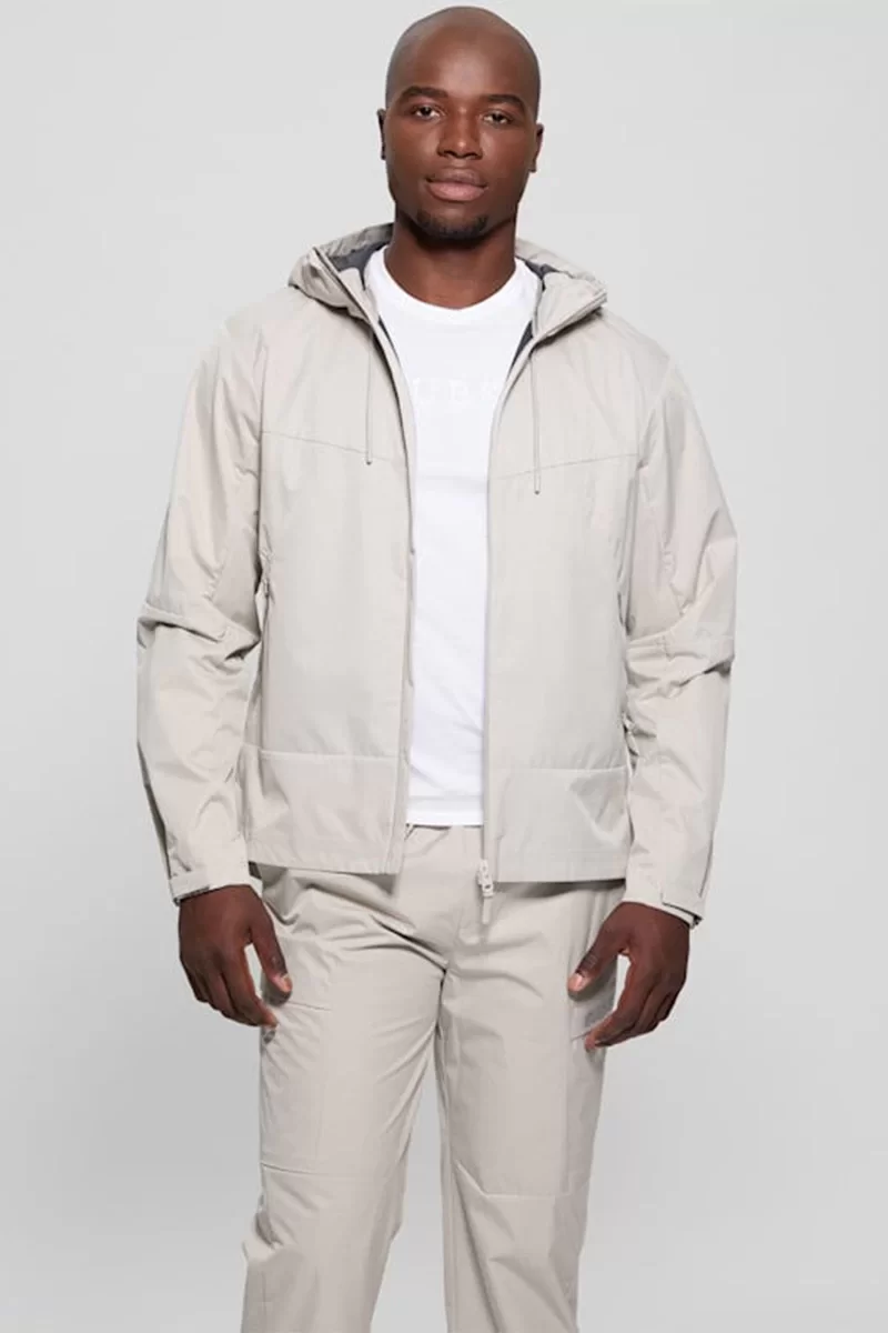 Guess Fawarıs Wınd Jacket Erkek Bej Ceket Z4BL06WGFP0-H10U