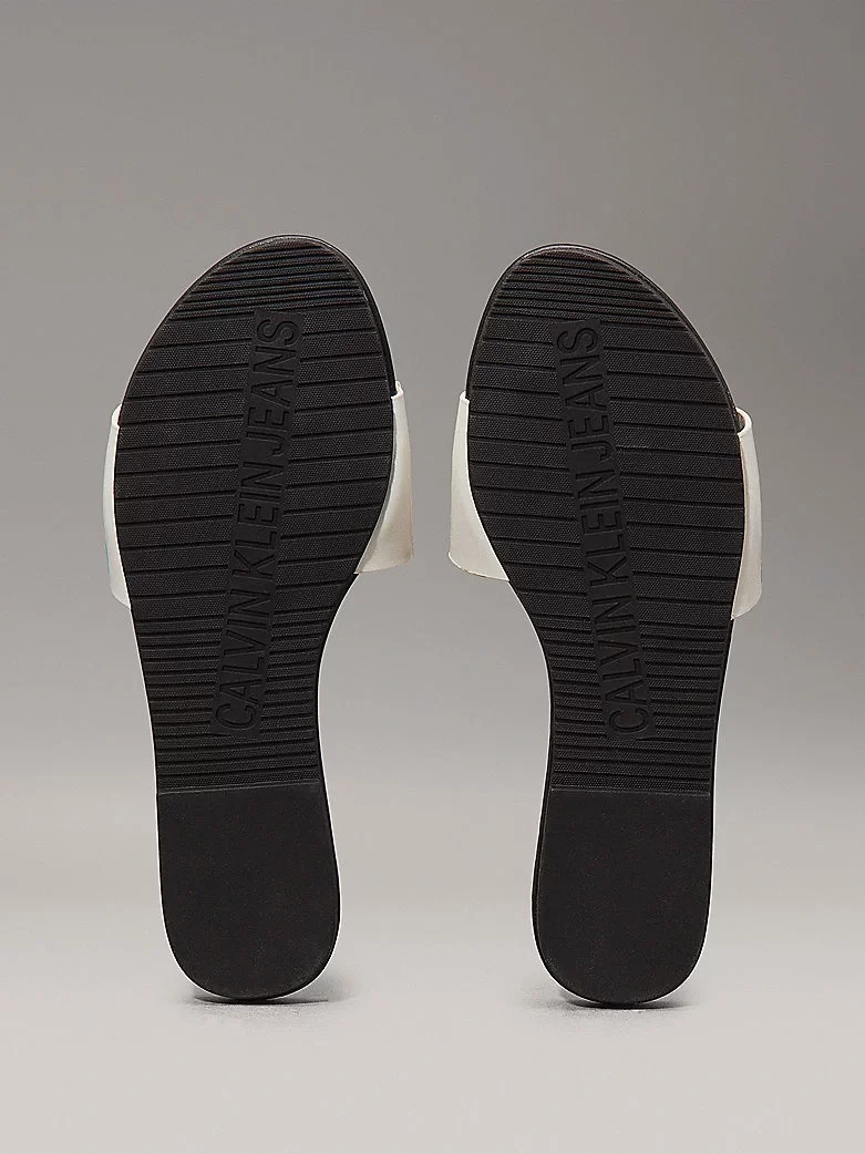 Calvin Klein FLAT SANDAL SLIDE MG Kadın  Terlik YW0YW01697-CJH